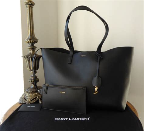 classic shopper tote ysl|saint laurent large shopper.